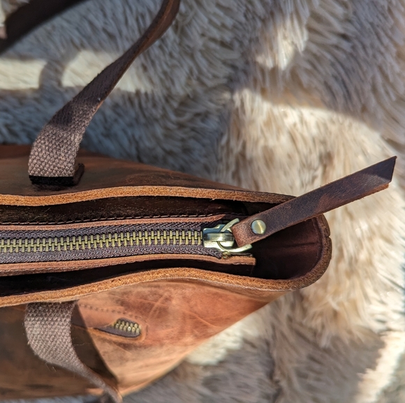 Leather Tote - Picture 8 of 14